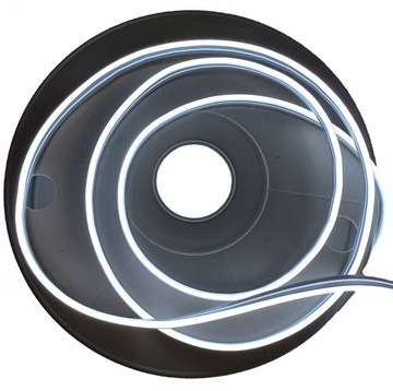 NEON LED ZIMNY BIAŁY-jednostronny 6x12FLEX 12V 1m