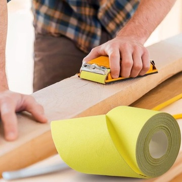 ШЛИФОВАЛЬНАЯ БУМАГА ДЛЯ ШЛИФОВКИ ДЕРЕВА, МЕТАЛЛА, СТАЛИ по метрам 115мм Р120 1 м