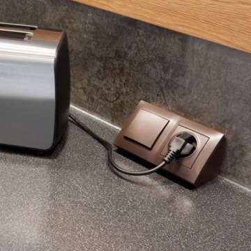 SIMON 54 ДВОЙНАЯ КЛАВИША ДЛЯ ВЫКЛЮЧАТЕЛЕЙ ЧЕРНЫЙ МАТОВЫЙ