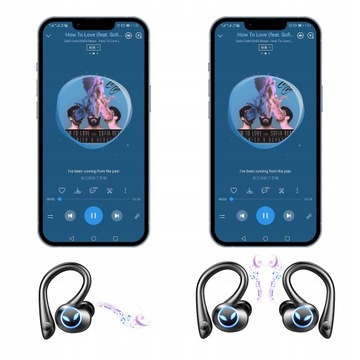 Беспроводные спортивные Bluetooth-наушники LESIRI-Q25 устойчивы к поту.