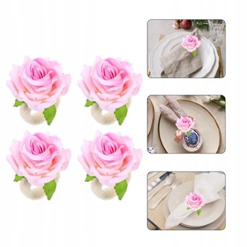 Держатель для салфеток с цветочным принтом Кольца-розы Украшения 4