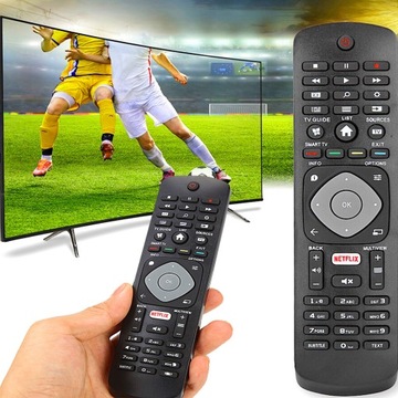 UNIWERSALNY PILOT DO TELEWIZORA TV SMART 4K UHD PHILIPS NETFLIX Zamiennik
