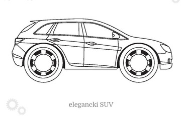 Малыш рисует Легковые автомобили Раскраска