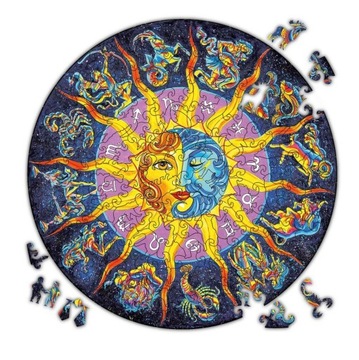 Puzzle Drewniane Układanka Klocki dla Dzieci Dorosłych Gra Logiczna Prezent