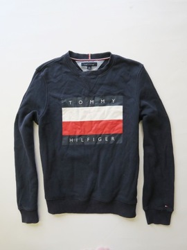 Tommy Hilfiger bluza crewneck duże logo S