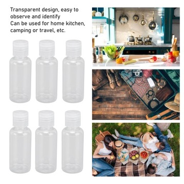 6 шт. Мини-контейнеры для специй для кемпинга