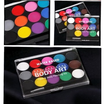 ПРЕМИУМ КРАСКИ ДЛЯ ПОКРАСКИ ЛИЦА И ТЕЛА, 15 ЦВЕТОВ. МОЮЩИЕСЯ ДЕТИ