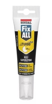SOUDAL KLEJ MONTAŻOWY FIX ALL TURBO 125ML