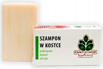 SZAMPON DO WŁOSÓW W KOSTCE pokrzywa łopian skrzyp
