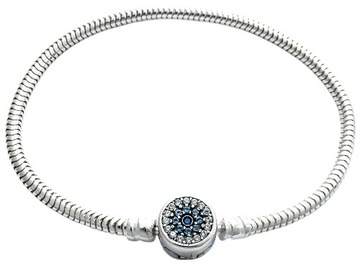 BRANSOLETKA MODUŁOWA DO CHARMS BEADS S925 16-21CM