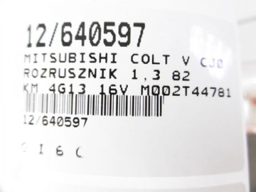 COLT V STARTÉR M002T44781 1,3 MD301350