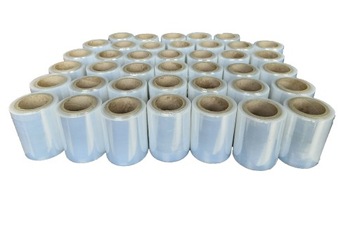FOLIA STRETCH MINI RAP 10CM TRANSPARENT STRECH STRECZ 0,25 KG 30 sztuk