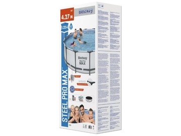 Каркасный садовый бассейн 427x122см BESTWAY 19в1