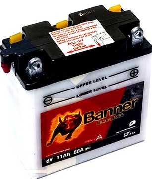 AKUMULATOR 11AH 6V / MOTOCYKLE