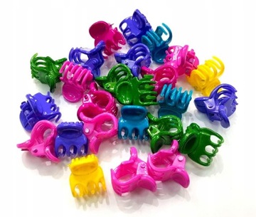 SPINKA żabka krabik średni 1,5 cm 20szt mix kolor