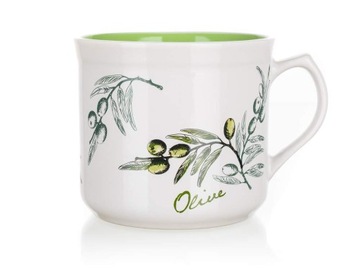 KUBEK CERAMICZNY MEGA DUŻY 630ml OLIWKA