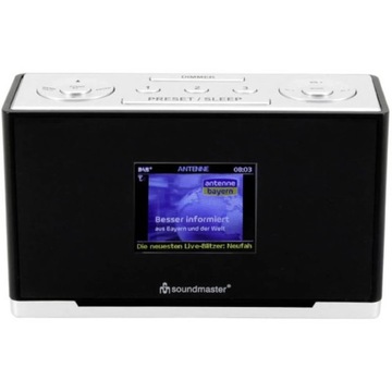 Radiobudzik sieciowy DAB+FM ekran2,4”Soundmaster