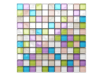 MOZAIKA SZKLANA RAINBOW LIGHT KOLOROWA 30x30cm 8mm