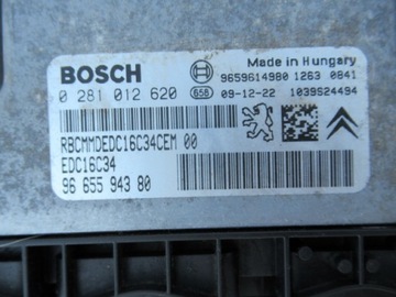 BERLINGO PARTNER 1.6 HDI JEDNOTKA 0281012620