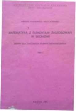 Matematyka Z Elementami Zastosowań W -