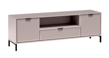 Szafka RTV stolik komoda pod telewizor 165 cm ryflowana LARDE CASHMERE