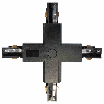 Łącznik Lampy Track Light Czarny 3-obwodowy T