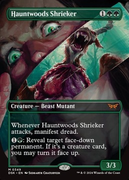 [MTG] Hauntwoods Shrieker (DSK) [BORDERLESS]