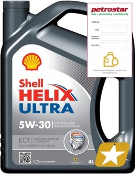 SHELL HELIX ULTRA EXTRA ECT 5W30 4L