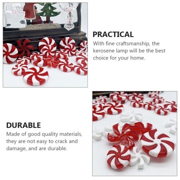 АКРИЛОВЫЕ НОВОГОДНИЕ УКРАШЕНИЯ С КОНФЕТАМИ, 25 ШТ.