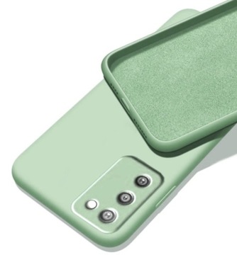 ETUI SILICONE CASE do SAMSUNG GALAXY A03s +Szkło