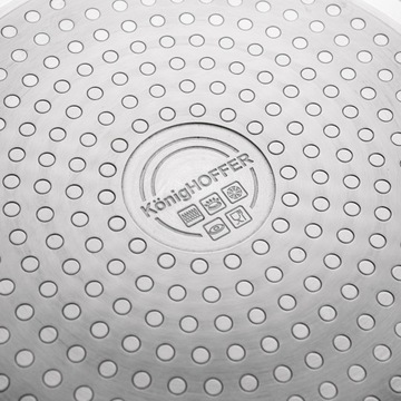 НАБОР ДЛЯ ЖАРКИ 3 шт. Сковорода ГРАНИТНАЯ ИНДУКЦИЯ 20/24/28см с антипригарным покрытием Geos.