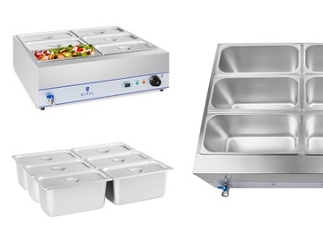 Водонагреватель с краном 6 x GN 1/3 2000Вт 230В Royal Catering