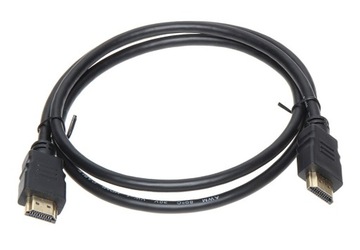 KABEL HDMI Wtyk prosty HDMI 1 m, 30 AWG, 1.3b