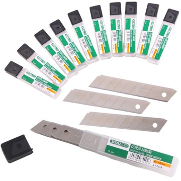 ЛЕЗВИЯ ДЛЯ ЛОМАНИЯ ЛЕЗВИЙ 100шт 18мм на замену ножа для обивки