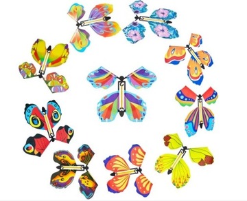 12 шт. летающие заводные волшебные бабочки, забавный сюрприз для ребенка