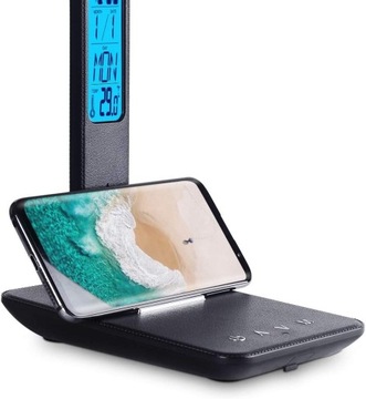 Светодиодная настольная лампа Настольная лампа СВЕТОДИОДНЫЙ ДИСПЛЕЙ Часы Дата 5 яркости