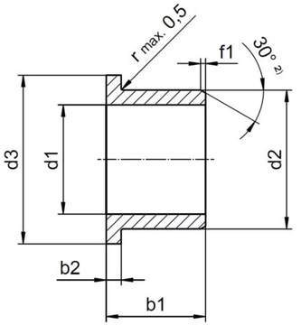 Рукав скользящий с буртиком GFM-1517-20