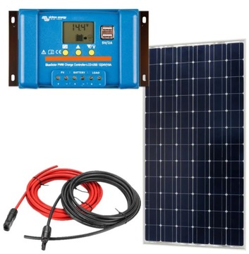 ZESTAW PANEL SŁONECZNY 115W REGULATOR 10A VICTRON