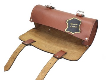 ЧЕХОЛ-КАРАНДАШ, РУЛОН, НАТУРАЛЬНАЯ КОЖА, КОРИЧНЕВЫЙ