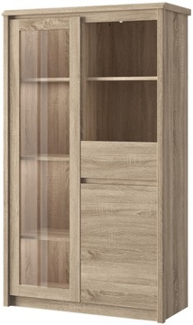 Szeroka NISKA WITRYNA z szufladą do salonu