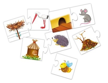 Kotek Tuxedo Eugy Eko Układanka Puzzle 3D Edu 6+