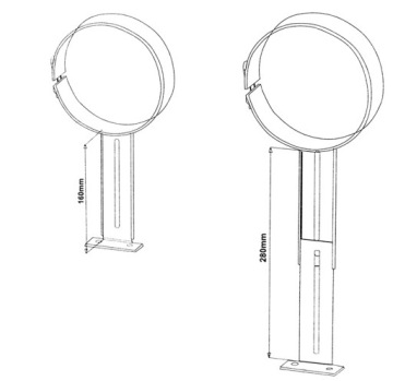 Хомут для выхлопной трубы 160 мм.
