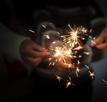 Холодные бенгальские огни фейерверк - 25 см, 10 шт.