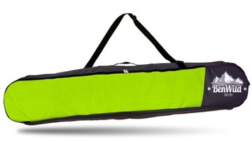 Pokrowiec na snowboard dla dorosłych BEN WILD 150 cm lime
