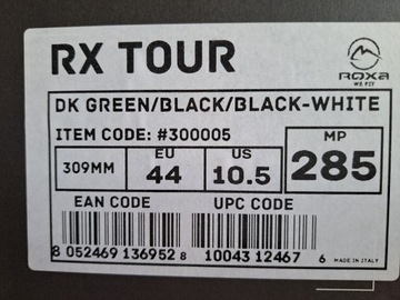 Горнолыжные туфли ROXA RX Tour 285 мм, размер 44
