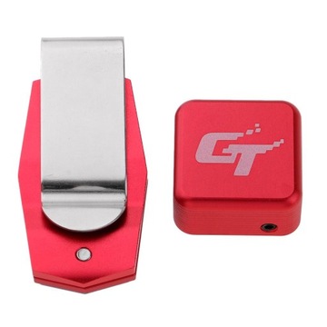 Качественные бильярдные кии с зажимом, красные.