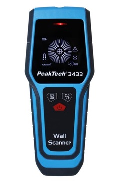 Detektor lokalizator wykrywacz kabli metalu drewna w ścianach PeakTech 3433