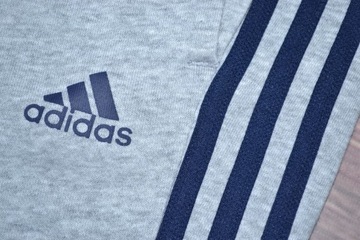 ADIDAS ESSENTIALS 3-STRIPES BAWEŁNIANE SPODNIE DRESOWE ZWĘŻANE MEN M