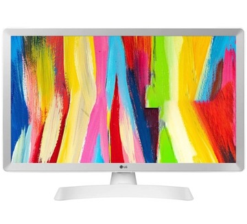 24 CALE TELEWIZOR LG 24TL510 USB DVB-T2 HEVC BIAŁY