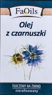 OLEJ Z CZARNUSZKI 100ml TŁOCZONY NA ZIMNO, NIERAFINOWANY